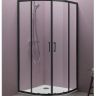 Душевой уголок Kolpa San Eco Quat TKP 80x80 515290 профиль Черный стекло прозрачное