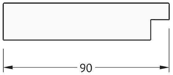 Зеркало Evoform Exclusive-G 86х86 BY 4323 с гравировкой в багетной раме - Чеканка золотая 90