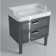 Тумба под раковину Kerama Marazzi Pompei 80,5x52x82 см, черная (Po.80.2\BLK) Тумба под раковину Kerama Marazzi Pompei 80,5x52x82 см, черная (Po.80.2\BLK)
