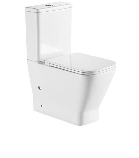 Унитаз компакт Owl 1975 Gap TOWLT200901 цвет Белый без бачка с сиденьем Микролифт