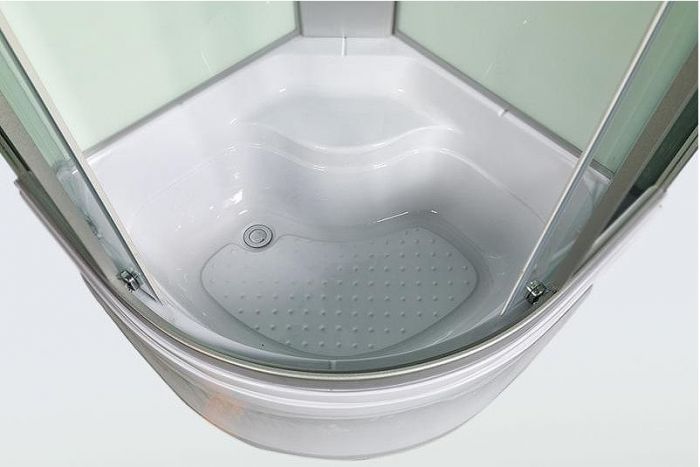 Душевая кабина WeltWasser WW500 Halle 1002 100x100 10000003243 профиль Хром стекло прозрачное