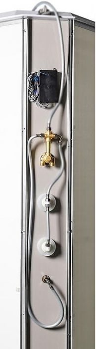 Душевая кабина WeltWasser WW500 Emmer 11055 110x110 10000003288 профиль Хром стекло прозрачное