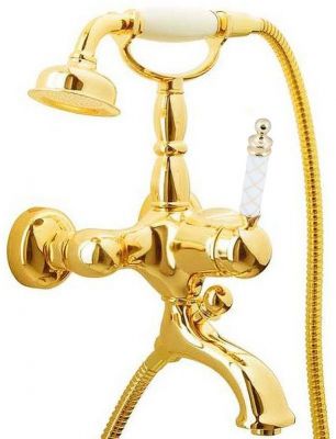 Смеситель для ванны Boheme Tradizionale Oro 283-MR-W Золото