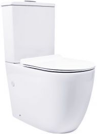 Унитаз компакт Charus Torre Bianca CT700-131W Caravan цвет Белый с бачком и сиденьем Микролифт