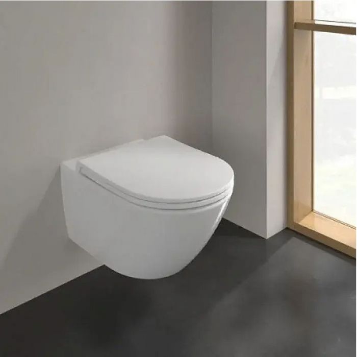 Унитаз Villeroy&Boch Subway 3.0 4670T901 подвесной цвет Белый с сиденьем Микролифт