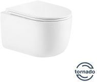 Унитаз Vincea Evo Tornado VT1-64ST подвесной цвет Белый с сиденьем Микролифт