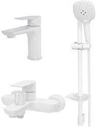 Комплект смесителей Hansberge Nordic H7099WW Белый