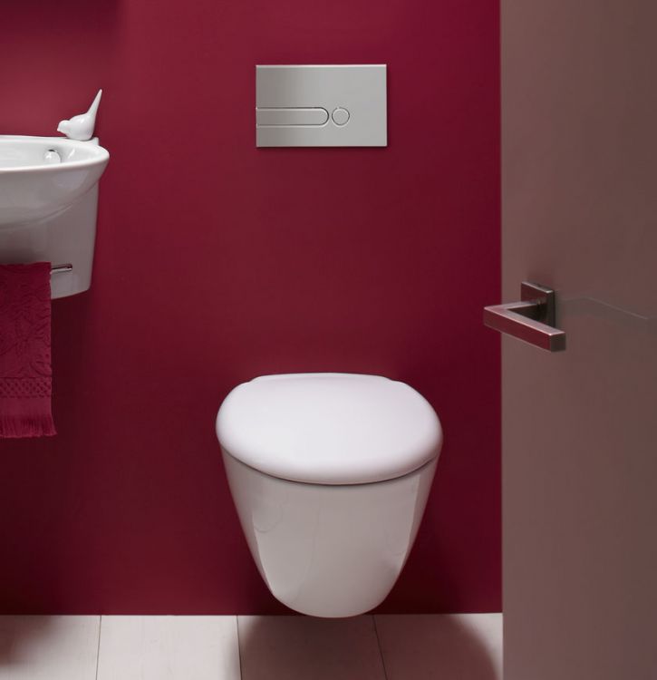 Клавиша смыва Jacob Delafon e4326-38R, хром матовый