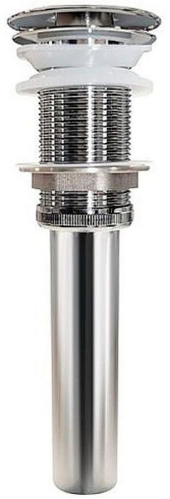 Донный клапан WellWant WWSD2000M click-clack Хром