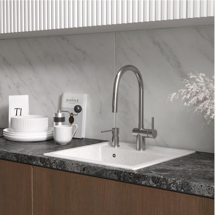 Смеситель для кухни Reflexion Lago RX9904SS цвет Полированная сталь Смеситель для кухни Reflexion Lago RX9904SS цвет Полированная сталь