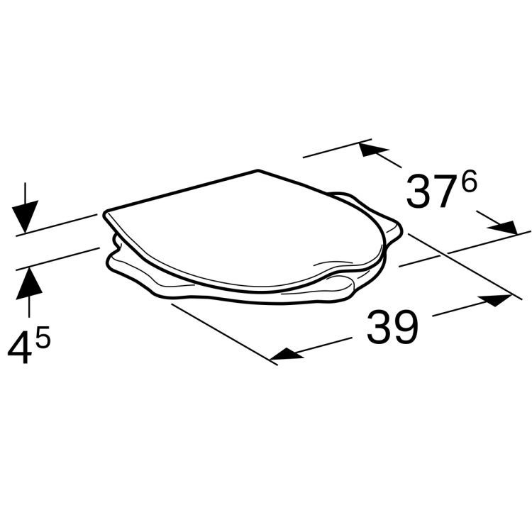 Сиденье для унитаза детское Geberit Bambini, цвет зеленый [573366000]