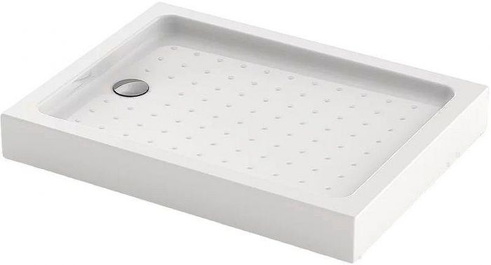 Акриловый поддон для душа Veconi Tezeo TZ-54 100x80 TZ54-10080-C5 Белый