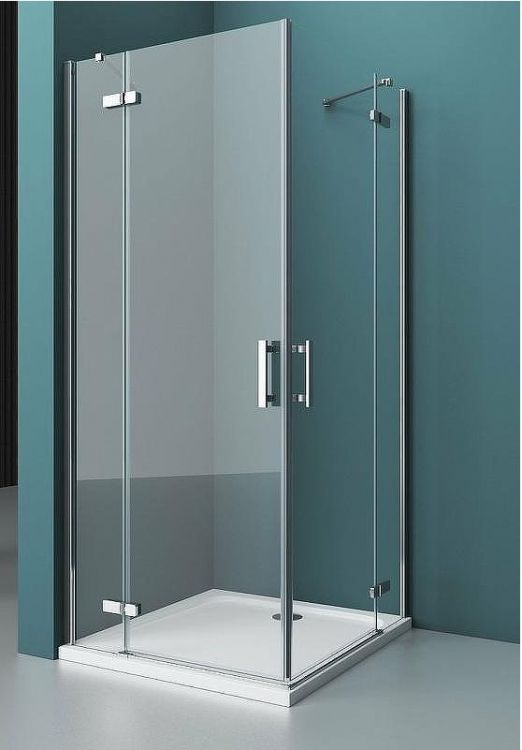 Душевой уголок BelBagno Kraft 100х90 KRAFT-AH-22-100/90-C-Cr-L профиль Хром стекло прозрачное Душевой уголок BelBagno Kraft 100х90 KRAFT-AH-22-100/90-C-Cr-L профиль Хром стекло прозрачное