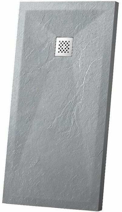 Душевой поддон из искусственного камня Vincea 110x80 VST-4SR8011G Серый