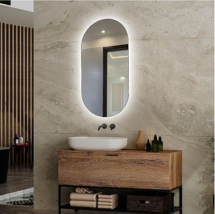 Зеркало Abber Kontur 55 AG6302S с подсветкой с сенсорным выключателем и диммером