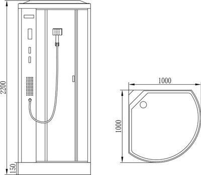 Душевая кабина Orans EW-113 Душевая кабина Orans EW-113