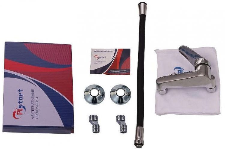 Смеситель для кухни Plstart PD46001-7 цвет Хром Черный Смеситель для кухни Plstart PD46001-7 цвет Хром Черный