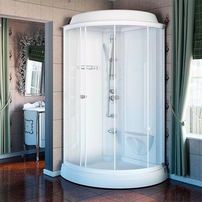 Душевая кабина Radomir Паола 3 без г/м, стекло прозрачное Душевая кабина Radomir Паола 3 без г/м, стекло прозрачное