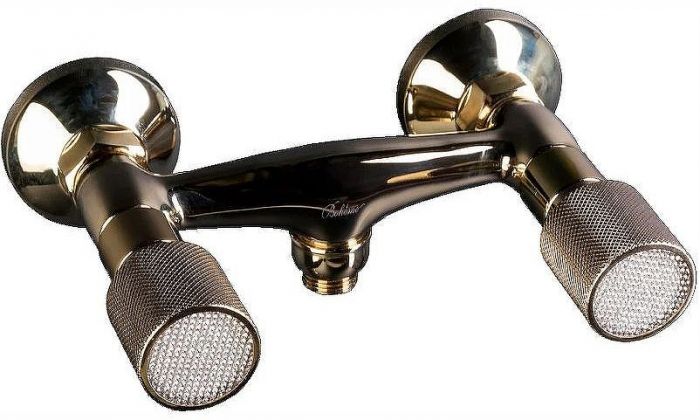 Смеситель для душа Boheme Royal Cristal 294-Royal Золото