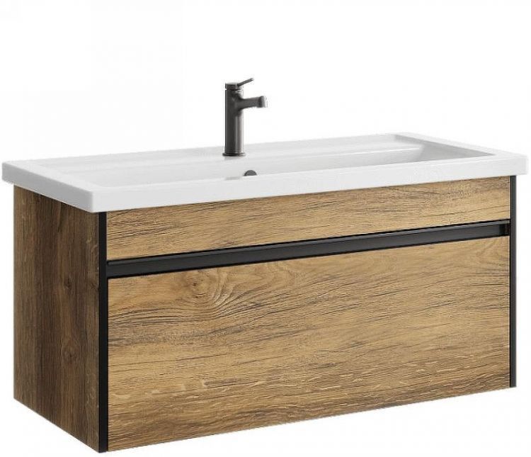Тумба под раковину Aqwella Urban 100 URB0110DB подвесная Дуб балтийский