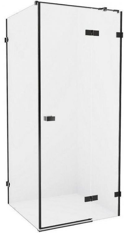 Душевой уголок New Trendy Avexa Black 120x110 R EXK-1605 профиль Черный стекло прозрачное Душевой уголок New Trendy Avexa Black 120x110 R EXK-1605 профиль Черный стекло прозрачное