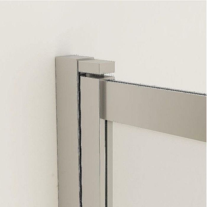 Шторка на ванну Vincea VSB 100х145 VSB-1E100CLB профиль Черный матовый стекло прозрачное