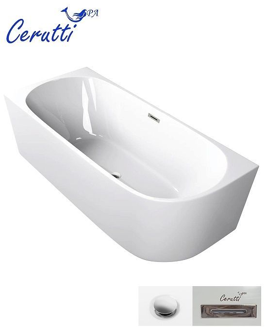 Акриловая ванна Ceruttispa Ami 170x75 L СT10090 без гидромассажа