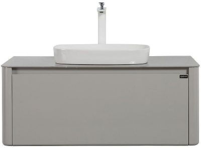 Тумба с раковиной Black&amp;White Universe U915.1000 100 9151000 подвесная Glossy light grey