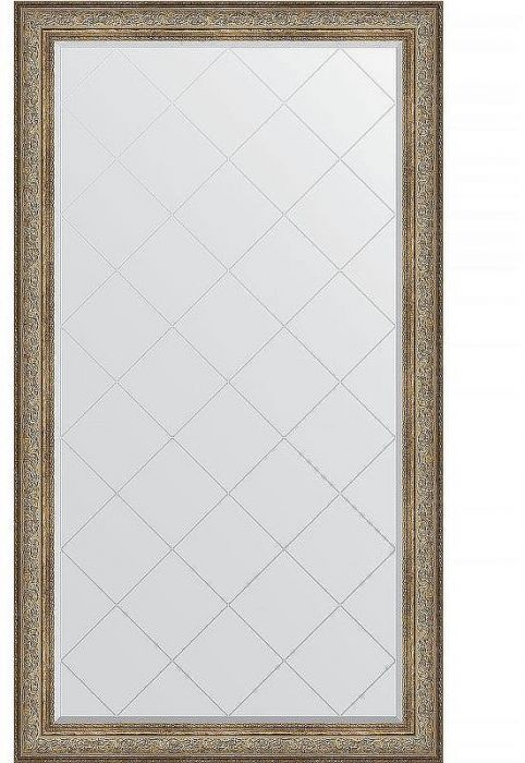 Зеркало Evoform Exclusive-G Floor 205х115 BY 6375 с гравировкой в багетной раме - Виньетка античная бронза 109