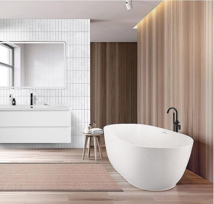Акриловая ванна BelBagno 170x80 BB413-1700-800-MATT без гидромассажа