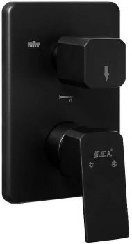 Смеситель для душа E.C.A. Tiera 102167305C1EX-K Черный матовый