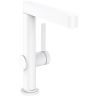 Hansgrohe Finoris Смеситель для раковины, на 1 отв., с поворотным изливом, с донным клапаном, цвет: белый матовый