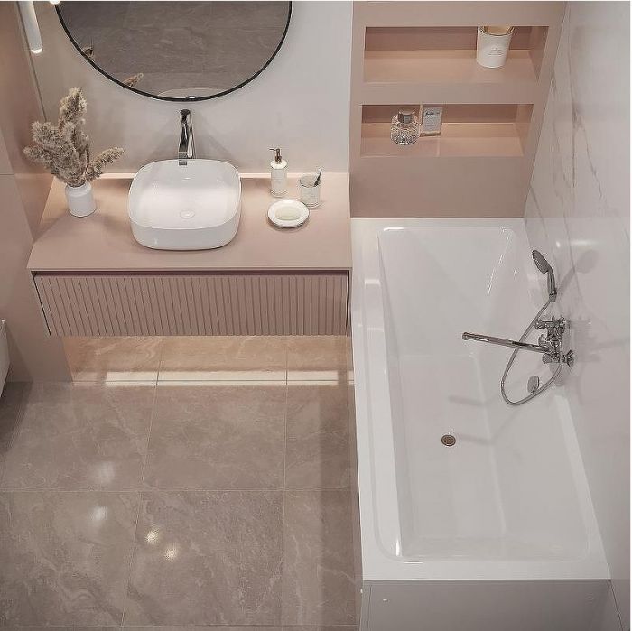 Акриловая ванна Corpa Nera Bellini 180x80 CN05020WH без гидромассажа