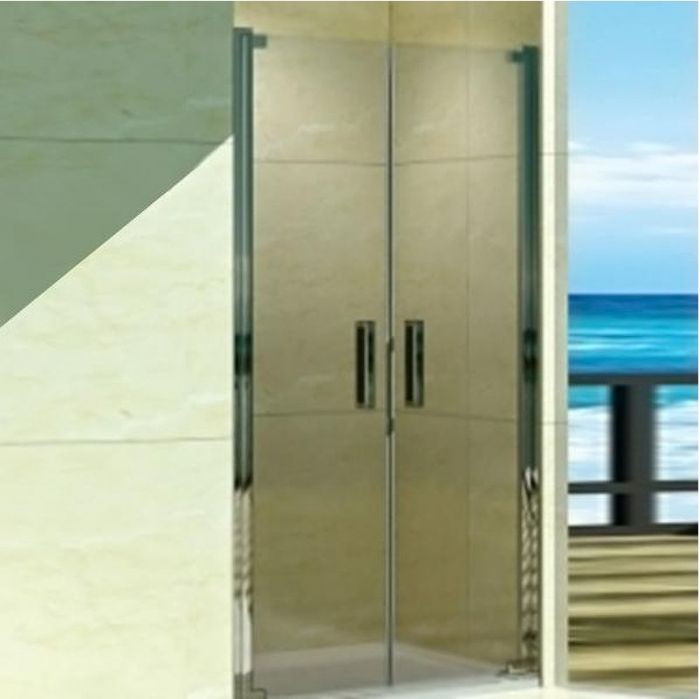 Душевая дверь WeltWasser WW600 K2 120 10000002736 профиль Хром стекло прозрачное