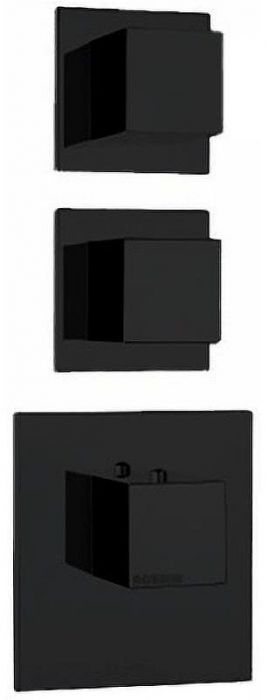 Смеситель для душа Bossini Outlets Z032203.073 с термостатом Черный матовый