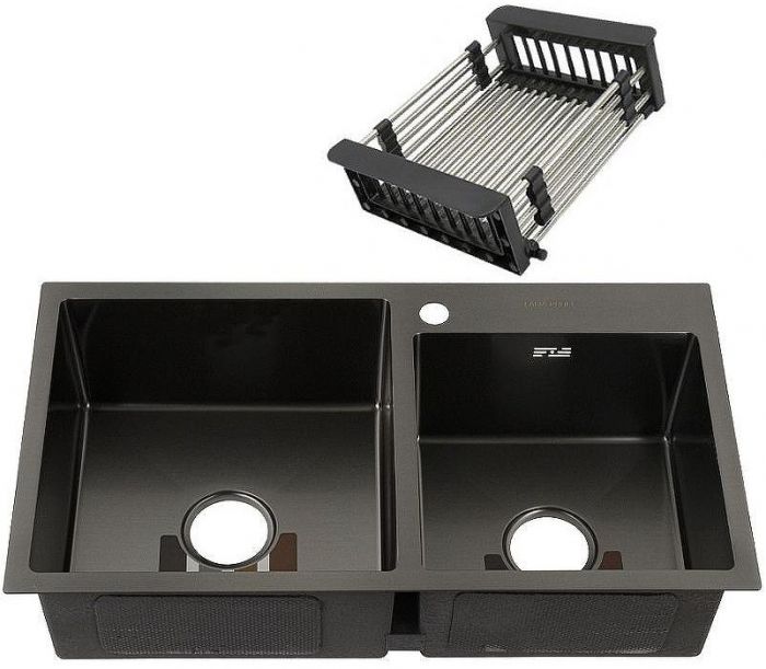 Кухонная мойка Fabia 78х43 78433G Графит