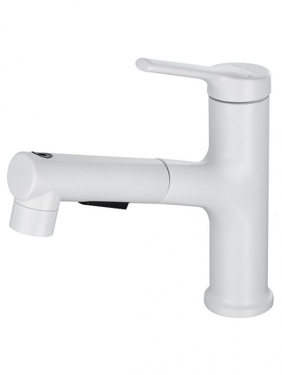 Смеситель для раковины Wonzon & Woghand WW-A40862-MW цвет Белый матовый