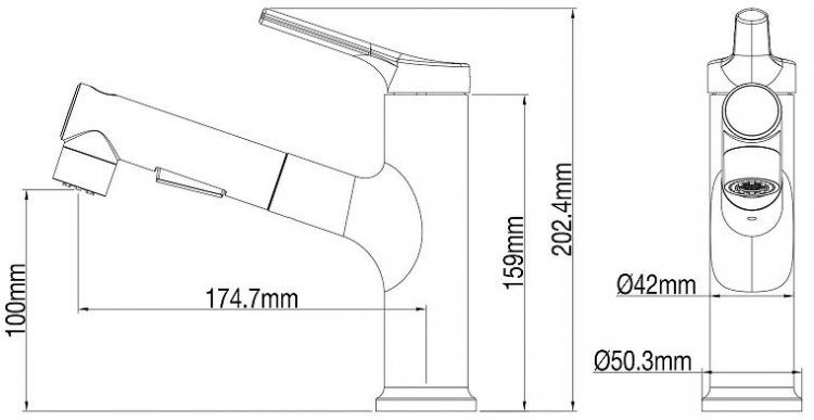 Смеситель для раковины Wonzon & Woghand WW-A40862-MW цвет Белый матовый