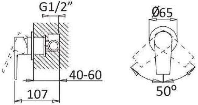 Смеситель для душа Cezares Nautic NAUTIC-DIM-SS цвет Sunset Смеситель для душа Cezares Nautic NAUTIC-DIM-SS цвет Sunset