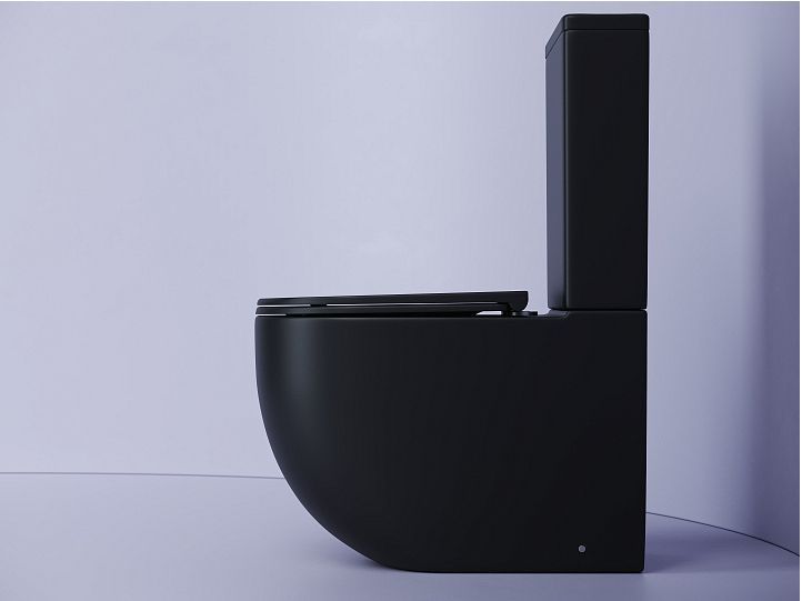Унитаз CERAMICANOVA Metropol Rimless напольный пристенный CN4001MB Унитаз CERAMICANOVA Metropol Rimless напольный пристенный CN4001MB