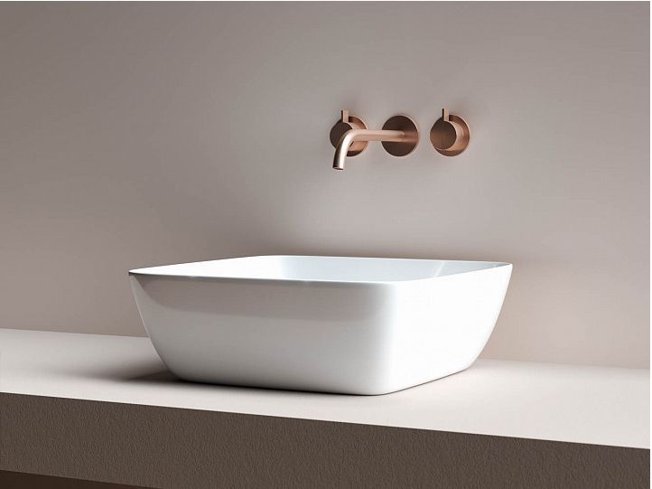 Умывальник чаша CERAMICANOVA FORM накладная квадратная CN2002