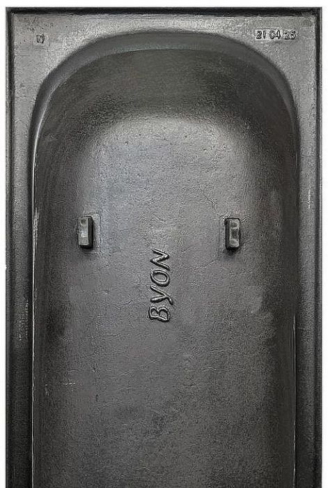 Чугунная ванна Byon Milan 170x75 V0000083 с антискользящим покрытием