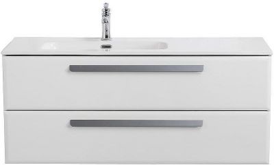 Тумба под раковину Cezares Eco-Cer-N 120 L ECO-CER-N-1200-2C-SO-BL-L подвесная Bianco Lucido без ручек