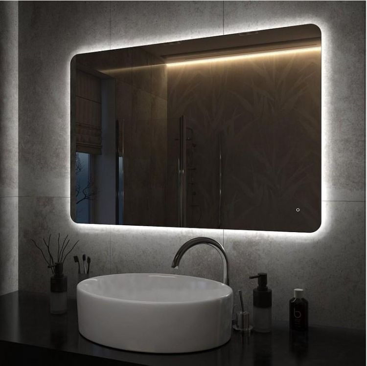 Зеркало Maretti Florenza 100 FL1410070P16EL с подсветкой с сенсорным выключателем и диммером Зеркало Maretti Florenza 100 FL1410070P16EL с подсветкой с сенсорным выключателем и диммером