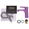 Смеситель для раковины Ekko E10302 цвет Хром Фиолетовый