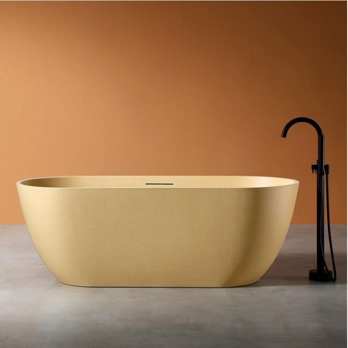 Ванна из искусственного камня Abber Frankfurt 170x75 AM9941MS Песочная матовая без гидромассажа