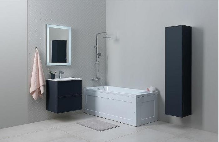 Тумба под раковину Aquanet Арт 60 313264 подвесная Маренго