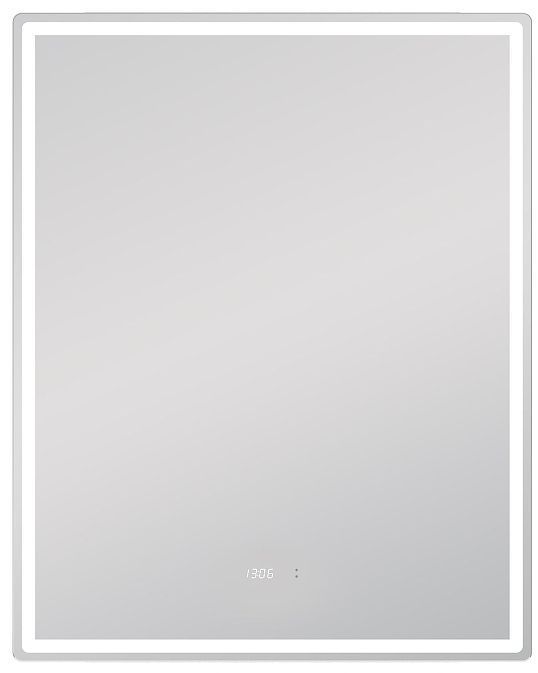 Зеркало Vigo Roberta Luxe 80 294 с подсветкой с бесконтактным выключателем с диммером с подогревом и часами Зеркало Vigo Roberta Luxe 80 294 с подсветкой с бесконтактным выключателем с диммером с подогревом и часами