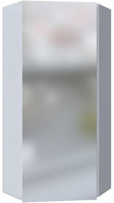 Зеркальный шкаф 1MarKa Penta 43П Ц0000005168 угловой Белый глянец