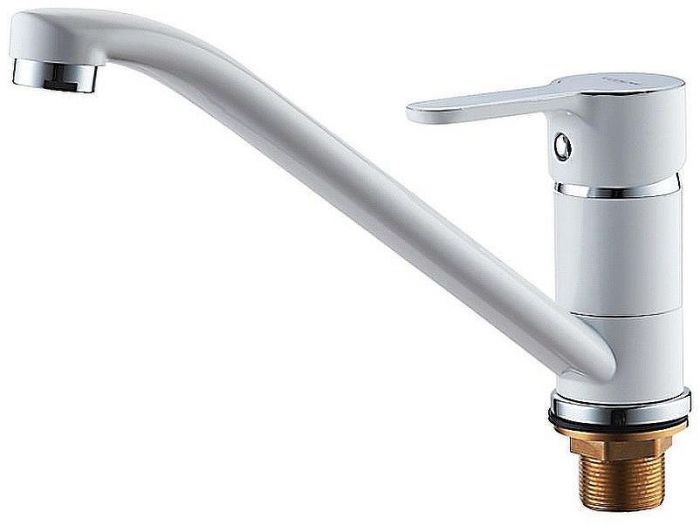 Смеситель для кухни Ledeme H03W 4903-WL Белый Хром